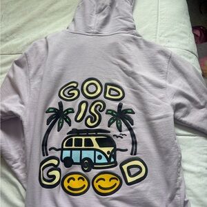Graphic Hoodie - Purple